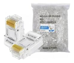 Conector Macho Rj45 Cat5e 1000 Unidades - Nova Voo