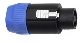 Conector Macho Speakon 8 Vias Com Abraçadeira Star Cable
