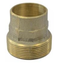 Conector Macho VDI de Cobre Latão 54mm x 2.1/2" Sem Anel BKA