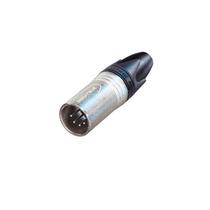 Conector Macho XLR 5 Polos AC5 F