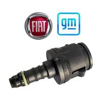 Conector Mangueira Flauta Injecao Combustivel Gm E Fiat Reto