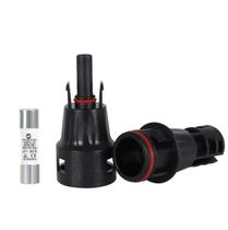 Conector MC4 Com Fusível 20a Inline Energia Solar
