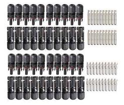Conector Mc4 P/ Painel Cabo Solar 4 A 6mm 30a - C/ 20 Pares