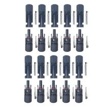 Conector Mc4 Painel Energia Solar 30A Ip67 Kit 10 Pares Conector Mc4 Painel Energia Solar 30A Ip67 Kit 10 Pares