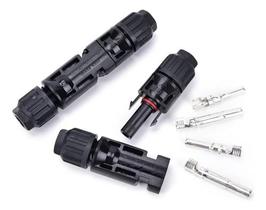 Conector MC4 Snetec 30A 1000V Painel Solar - Kit 2 Pares