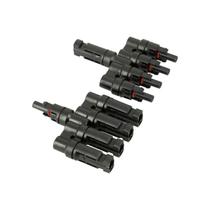 Conector MC4 Snetec T4 4x1 Vias 30A 1000V Solar Painel Paralelo Conector MC4 Snetec T4 4x1 Vias 30A 1000V Solar Painel Paralelo