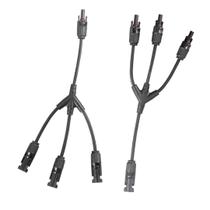 Conector MC4 Snetec Y3 3x1 Vias 4mm 30A 1000V Painel Solar Conector MC4 Snetec Y3 3x1 Vias 4mm 30A 1000V Painel Solar