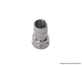 Conector Metalico Rosca Niquelado Rg59U c/100pcs Conector Metalico Rosca Niquelado Rg59U c/100pcs