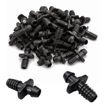 Conector Micro Tubo Mangueira 7mm a 9,5mm Rosca Grapa 100 PÇ