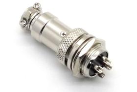 Conector Mike 4 Vias Macho para Painel e Fêmea para Cabo LS-3003-3010 / JL33053/33054