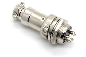 Conector Mike 5 Vias Macho para Painel e Fêmea para Cabo JL33053/JL33054 - Jiali Conector Mike 5 Vias Macho para Painel e Fêmea para Cabo JL33053/JL33054 - Jiali