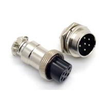 Conector Mike 6 vias - Macho e Fêmea