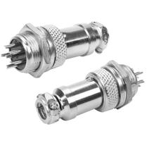 Conector Mike Conjunto Femea / Macho 6 vias Conector Mike Conjunto Femea / Macho 6 vias