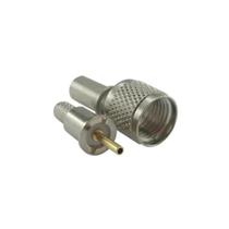 Conector Mini Motorola Uhf Macho Reto Crimpagem Pino Fixo Rg58