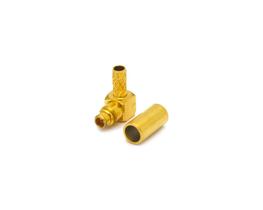 Conector MMCX Macho Angular Cabo Crimpagem RG-174 - 11006 - Gav 105 - KLC Conector MMCX Macho Angular Cabo Crimpagem RG-174 - 11006 - Gav 105 - KLC