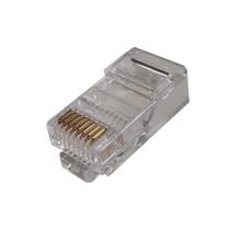 Conector Modular Plug Macho RJ45 Patch Cord Metálico 100 Unidades - Sem Marca