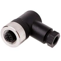 Conector montavel m12 4 pinos femea angular 90 pg7 Conector montavel m12 4 pinos femea angular 90 pg7