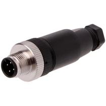 Conector montavel m12 4 pinos macho reto pg7 Conector montavel m12 4 pinos macho reto pg7