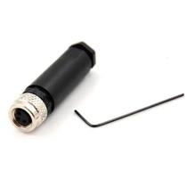 Conector montavel m8 3 pinos femea reto Conector montavel m8 3 pinos femea reto