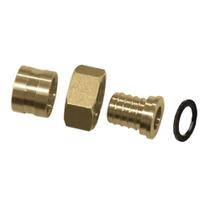 Conector Móvel Curta PEX Água 25X1" Kit c/ 4 - Emmeti