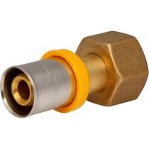 Conector Multicamadas PEX GÁS 16mm x 1/2"(F) Giratório