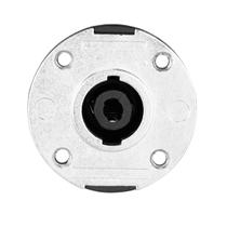 Conector mxt speakon 4 vias femea moldura metal profissional Conector mxt speakon 4 vias femea moldura metal profissional