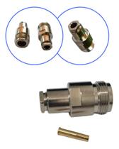 Conector N Fêmea Reto Para Cabo Rg-58 Modelo Cf-3e