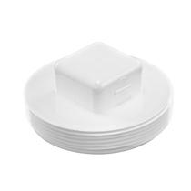 Conector NDS 41P8 PVC Cleanout 4" MPT branco Conector NDS 41P8 PVC Cleanout 4" MPT branco