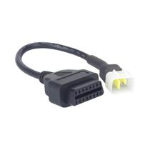 Conector OBD2 para Motocicletas Yamaha, Suzuki, Kawasaki, Honda e Ducati - 3, 4 e 6 Pinos