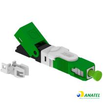 Conector Óptico de Campo SC/APC Reutilizável ONE CLICK - SOLUCAO