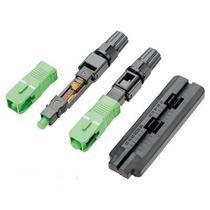 Conector Óptico Rápido Sc/apc (verde) - Embalagem Com 10pçs