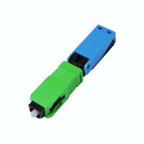 Conector Óptico SM de Campo Fast Connector com Trava Azul - SC APC