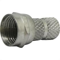 Conector P/Cabo Coaxial F.C/Rosca 59 Inter - Kit C/100 Unidades Conector P/Cabo Coaxial F.C/Rosca 59 Inter - Kit C/100 Unidades