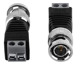 Conector P/ Camera Sist Seg. Conex 1000 Bnc Borne 10 Unidade