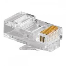 Conector P/Computador Modular Rj45 - Kit C/100 Unidades Conector P/Computador Modular Rj45 - Kit C/100 Unidades