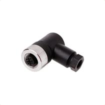Conector P/ Sensor M12 Femea Pnp-npn 4 Fios/pinos (5 Unid.)