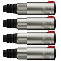 Conector P10 1/4 Femea Linha Trs Wc 197 Wireconex 04 Unidades F108