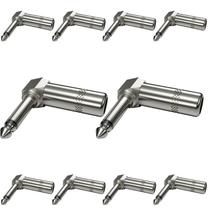 Conector P10 1/4 Ts Metal Cachimbo Wc 165 Wireconex 10 Unidades F108