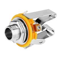 Conector P10 Jack Estéreo Circuito Fechado Para Painel E Instrumentos Musicais