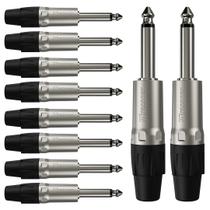 Conector P10 Macho Linha Mono Wc 1112 Wireconex 10 Unidades