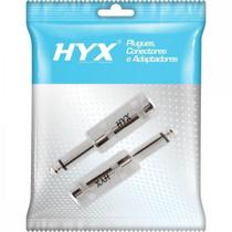 Conector P10 Macho Mono Niquelado HJ014M HYX - PCT / 2