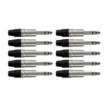 Conector P10 Stereo Macho Wc 1123 Wireconex 10 Unidades