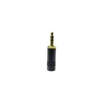 Conector P2 Macho Stereo CS803 BK - Custom Sound Conector P2 Macho Stereo CS803 BK - Custom Sound