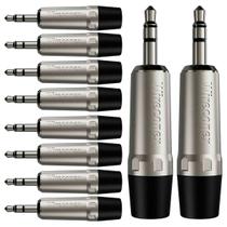 Conector P2 Stereo 3,5mm Plt Wc 1323 Trs Wireconex 10 Unidades - Pç / 10 Conector P2 Stereo 3,5mm Plt Wc 1323 Trs Wireconex 10 Unidades - Pç / 10