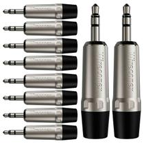 Conector P2 Stereo 3,5mm Plt Wc 1323 Trs Wireconex 10 Unidades - Pç / 10