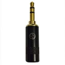 Conector P2 Stereo Macho Preto P2ST SAS OP01 - SANTO ANGELO