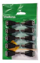 Conector P4 Borne Macho 10pçs Conex 1000 Intelbras