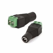 Conector P4 Fêmea com Borne 100 Unidades Melhor Fixação ao Cabo Sem Necessidade de Solda Preto Giga SE128