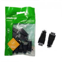 Conector P4 Femea Intelbras Conex 1000 10un 4568007 Conector P4 Femea Intelbras Conex 1000 10un 4568007