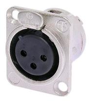 Conector Painel Fêmea Xlr Canon Santo Angelo Sa2x Conector Painel Fêmea Xlr Canon Santo Angelo Sa2x